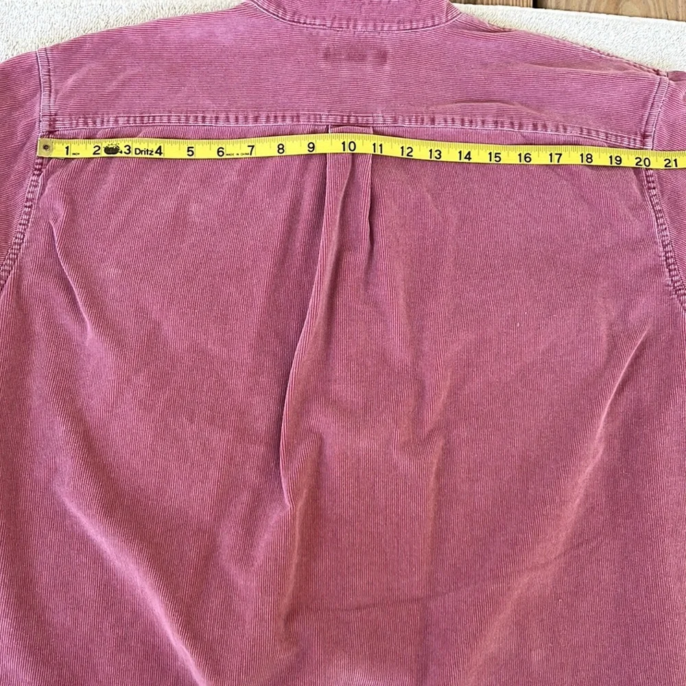 Lands’End Pocketed Corduroy Shirt Shacket XL - Picture 12 of 15